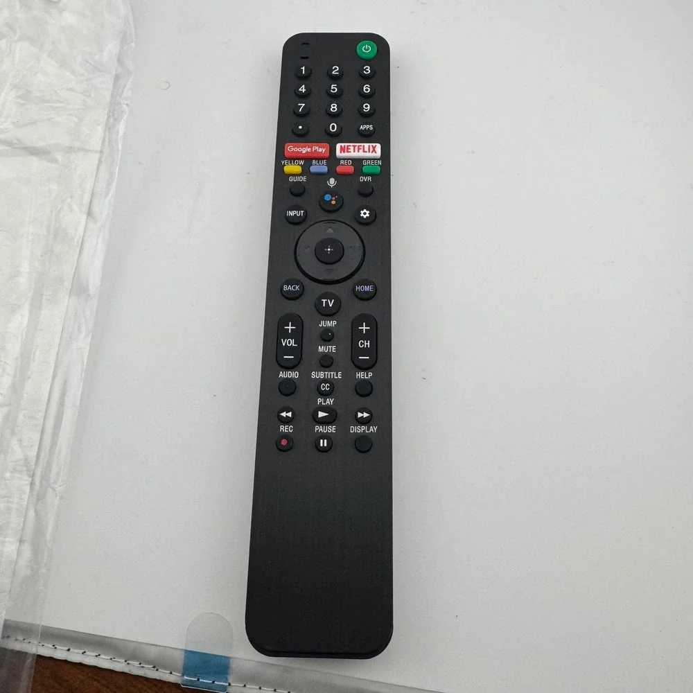 Sony Voice Remote Control RMF-TX500U Black Smart TV Bravia Netflix Google Play